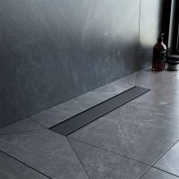 Душевой лоток AM.PM PrimeFlow 50 с Черной матовой решеткой / под плитку Tile арт-W02SC-U11-050-04BM — фото 7, Душевые лотки