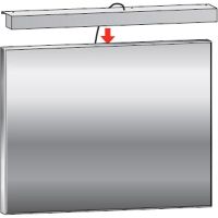 Светильник Laufen Frame 25 90 Хром матовый арт-4.4750.2.900.007.1 — фото 9, Светильники в ванную