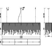 Подвесной светильник Maytoni Modern Empress Прозрачный Хром арт-DIA002PL-07CH — фото 5, Подвесные светильники