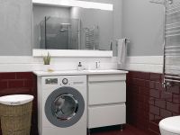 Раковина Stella Polar Мадлен 120 R с местом под стиральную машину Белая арт-SP-00000027 — фото 4, Раковины встраиваемые сверху