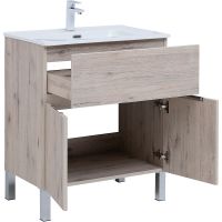 Товар: Тумба под раковину Aquanet Алвита New 70 Дуб веллингтон белый арт-303902 - фото 6 Тумба под раковину Aquanet Алвита New 70 Дуб веллингтон белый арт-303902 — фото 6, Тумбы под раковину