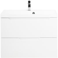 Тумба под раковину BelBagno Vittoria 90 подвесная Bianco Lucido арт-VITTORIA-900-2C-SO-BL-P — фото 1, Тумбы под раковину