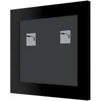 Зеркало Evoform Definite 73x73 в багетной раме - Травленое серебро 52 мм арт-BY 3896 — фото 3, Зеркала в ванную комнату