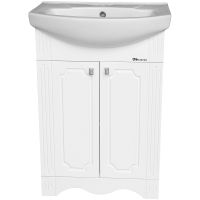 Тумба под раковину Bellezza Кантри 60 Белая арт-4639909660013 — фото 1, Тумбы под раковину