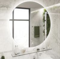 Комплект мебели для ванной STWORKI Ольборг 100 подвесная Белая матовая Дуб французский арт-487255 — фото 8, Комплекты мебели для ванной