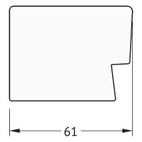 Зеркало Evoform Definite 134х74 в багетной раме - Алюминий 61 мм арт-BY 3300 — фото 6, Зеркала в ванную комнату