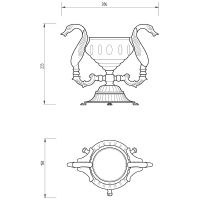 Мыльница Migliore Luxor Золото арт-26219 — фото 3, Мыльницы