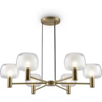 Подвесной светильник Maytoni Modern Vision Прозрачный Золото арт-MOD411PL-06G — фото 6, Подвесные светильники