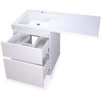 Тумба под раковину Style Line Даллас 120 Белая арт-СС-00000388 — фото 5, Тумбы под раковину