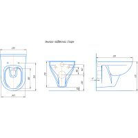 Унитаз Кировит Старк подвесной с сиденьем Микролифт арт-Вн УпС11 — фото 5, Подвесные унитазы
