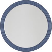 Зеркало La Fenice Terra 80 с подсветкой Синее матовое арт-FNC-02-TER-BG-80 — фото 1, Зеркала в ванную комнату