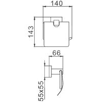 Товар: Держатель туалетной бумаги Haiba с крышкой Черный матовый арт-HB8903 - фото 2 Держатель туалетной бумаги Haiba с крышкой Черный матовый арт-HB8903 — фото 2, Держатели туалетной бумаги