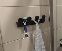 Товар: Вешалка для полотенец Altasan Лотос Черная матовая арт-ЛТ20ЧМ - фото 2 Вешалка для полотенец Altasan Лотос Черная матовая арт-ЛТ20ЧМ — фото 2, Крючки для полотенец