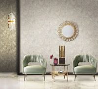 Обои Decori-Decori Forte dei Marmi 2 Винил на флизелине (1,06*10,05) Белый/Бежевый/Серый, Мрамор арт-83722 — фото 3, Обои для стен