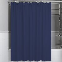 Штора для ванны Iddis Promo 180х200 Темно-синяя арт-P05PE18i11 — фото 1, Шторы для ванной