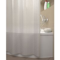 Штора для ванны Iddis Stereo Square 180x200 Прозрачная арт-500E18Si11 — фото 1, Шторы для ванной