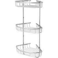 Полка корзина Veragio Basket угловая Хром арт-VR.GFT-9067.CR — фото 1, Полки для ванной и душа