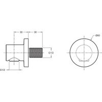 Товар: Шланговое подключение Jacob Delafon Modulo Хром арт-E8465-CP - фото 6 Шланговое подключение Jacob Delafon Modulo Хром арт-E8465-CP — фото 6, Шланговые подключения