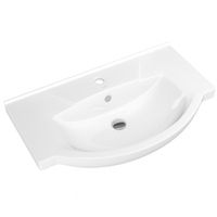 Раковина Кировит Элеганс 75 Белая арт-Вн Крв01 — фото 1, Раковины встраиваемые сверху