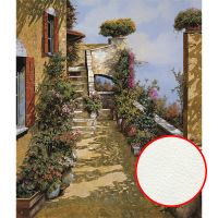 Фреска Ortograf Городской пейзаж живопись 11533 Фактура флок FLK Флизелин (2,3*2,7) Бежевый/Голубой/Зеленый, Город/Пейзаж/Живопись арт-11533 (флок FLK) — фото 1, Фрески