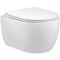 Унитаз Vincea Evo Rimless подвесной с сиденьем Микролифт арт-VT1-34S — фото 1, Подвесные унитазы