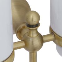 Стакан для зубных щеток с мыльницей Veragio Gialetta Бронза арт-VR.GIL-6443.BR — фото 2, Стаканы для зубных щеток