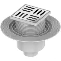 Душевой трап Gappo с решеткой Сатин арт-G81010-51 — фото 1, Трапы для душа