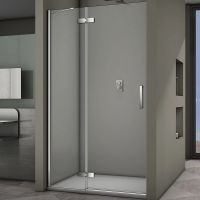 Душевая дверь Veconi Vianno VN-64 120 профиль Хром стекло прозрачное арт-VN64-120-01-19C3 — фото 1, Распашные душевые двери