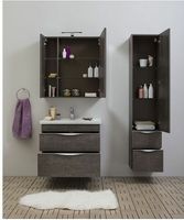 Шкаф пенал Aquanet Эвора 40 R подвесной Дуб антик арт-182999 — фото 5, Пеналы для ванной комнаты