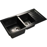 Кухонная мойка GranFest Practic GF-P980KL Черная арт-P-980 KL чер — фото 1, Кухонные мойки