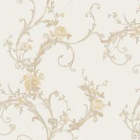 Обои Bernardo Bartalucci Renzo Винил на флизелине (1,06*10,05) Бежевый, Вензель арт-84164-1 — фото 1, Обои для стен