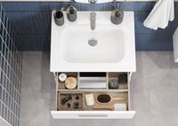 Тумба под раковину Roca Victoria 60 подвесная Белый глянец арт-A857468806 — фото 12, Тумбы под раковину