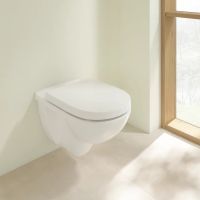 Унитаз Villeroy&Boch O.Novo подвесной с сиденьем Микролифт арт-5660H101 — фото 2, Подвесные унитазы