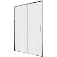 Душевая дверь Aquanet Pleasure Evo AE65-N120-CT 120 профиль Хром стекло прозрачное арт-312536 — фото 3, Раздвижные душевые двери