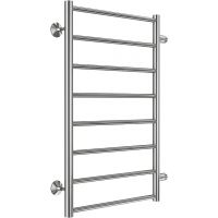 Водяной полотенцесушитель Terminus Аврора П8 500х800 бп600 Хром, боковое подключение, G 1" НР арт-4670078529930 — фото 1, Водяные полотенцесушители