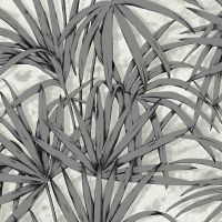 Обои Zambaiti Parati Savana Винил на флизелине (0,53*10,05) Серый, Листья/Шкура арт-77549 — фото 1, Обои для стен