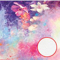 Фреска Ortograf Цветы 7054 Фактура бархат FX Флизелин (2,7*2,7) Разноцветный, Цветы/Живопись арт-7054 (бархат FX) — фото 1, Фрески