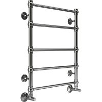 Водяной полотенцесушитель Terminus Прованс П5 500x650 Хром, нижнее подключение, G 1/2" ВР, с комплектом вентилей арт-4670030725059 — фото 1, Водяные полотенцесушители