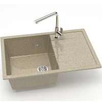 Товар: Кухонная мойка Bergg Z161 Песочная арт-B161Q005 - фото 2 Кухонная мойка Bergg Z161 Песочная арт-B161Q005 — фото 2, Кухонные мойки