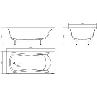 Товар: Ванна из искусственного камня Aqua de Marco Mira 179х79 без гидромассажа арт-1180WMIR - фото 3 Ванна из искусственного камня Aqua de Marco Mira 179х79 без гидромассажа арт-1180WMIR — фото 3, Ванны из искусственного камня