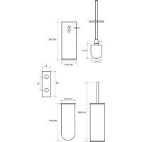 Ершик для унитаза Bemeta White Белый матовый арт-102313064 — фото 2, Ершики для унитаза