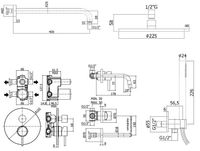 Товар: Комплект смесителей Paffoni Light Белый матовый арт-KITLIG018BO006 - фото 7 Комплект смесителей Paffoni Light Белый матовый арт-KITLIG018BO006 — фото 7, Готовые комплекты для ванной комнаты