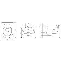 Товар: Унитаз биде Damixa Sirius подвесной с сиденьем Микролифт арт-DX86C1800SC - фото 6 Унитаз биде Damixa Sirius подвесной с сиденьем Микролифт арт-DX86C1800SC — фото 6, Подвесные унитазы
