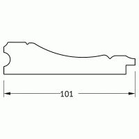 Зеркало Evoform Definite Floor 204х114 в багетной раме - Вензель серебряный 101 мм арт-BY 6036 — фото 8, Зеркала в ванную комнату