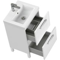 Товар: Тумба с раковиной Cersanit Melar 50 Белая арт-64761 - фото 3 Тумба с раковиной Cersanit Melar 50 Белая арт-64761 — фото 3, Тумбы с раковиной