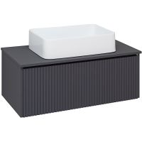 Тумба под раковину Aqua de Marco Monaco 90 подвесная Графит арт-2090GRMON — фото 2, Тумбы под раковину