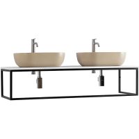 Консоль под раковину BelBagno Etna-Kraft 120 подвесная Черная матовая арт-EK-120-ST — фото 4, Консоли для раковины