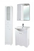 Шкаф пенал Bellezza Кантри 40 Белый арт-4629905110018 — фото 2, Пеналы для ванной комнаты