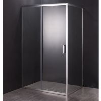 Душевая перегородка Orange 80 профиль Хром стекло прозрачное арт-E03-080tcr — фото 2, Душевые перегородки