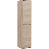 Шкаф пенал Aquanet Милан 35 подвесной Дуб светлый арт-336389 — фото 1, Пеналы для ванной комнаты